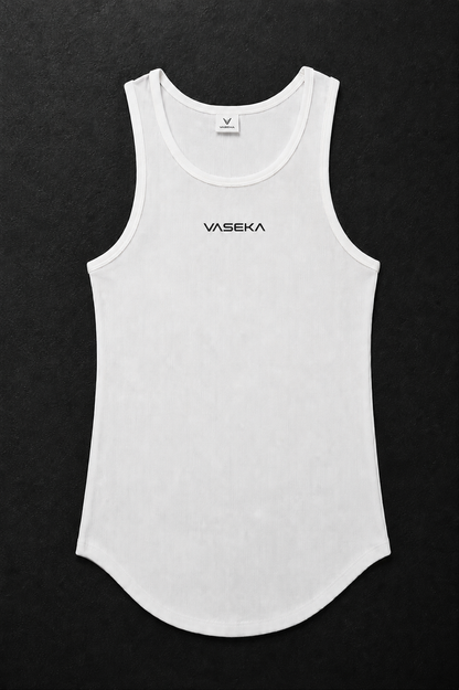 White Rib Vest