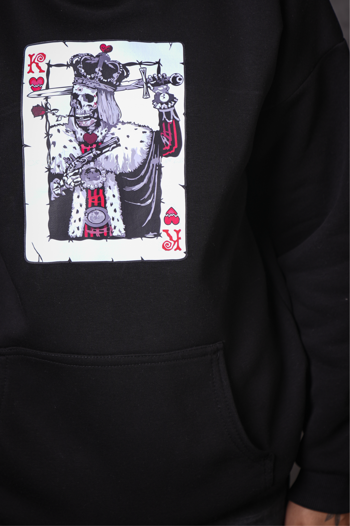 KING BLACK HOODIE
