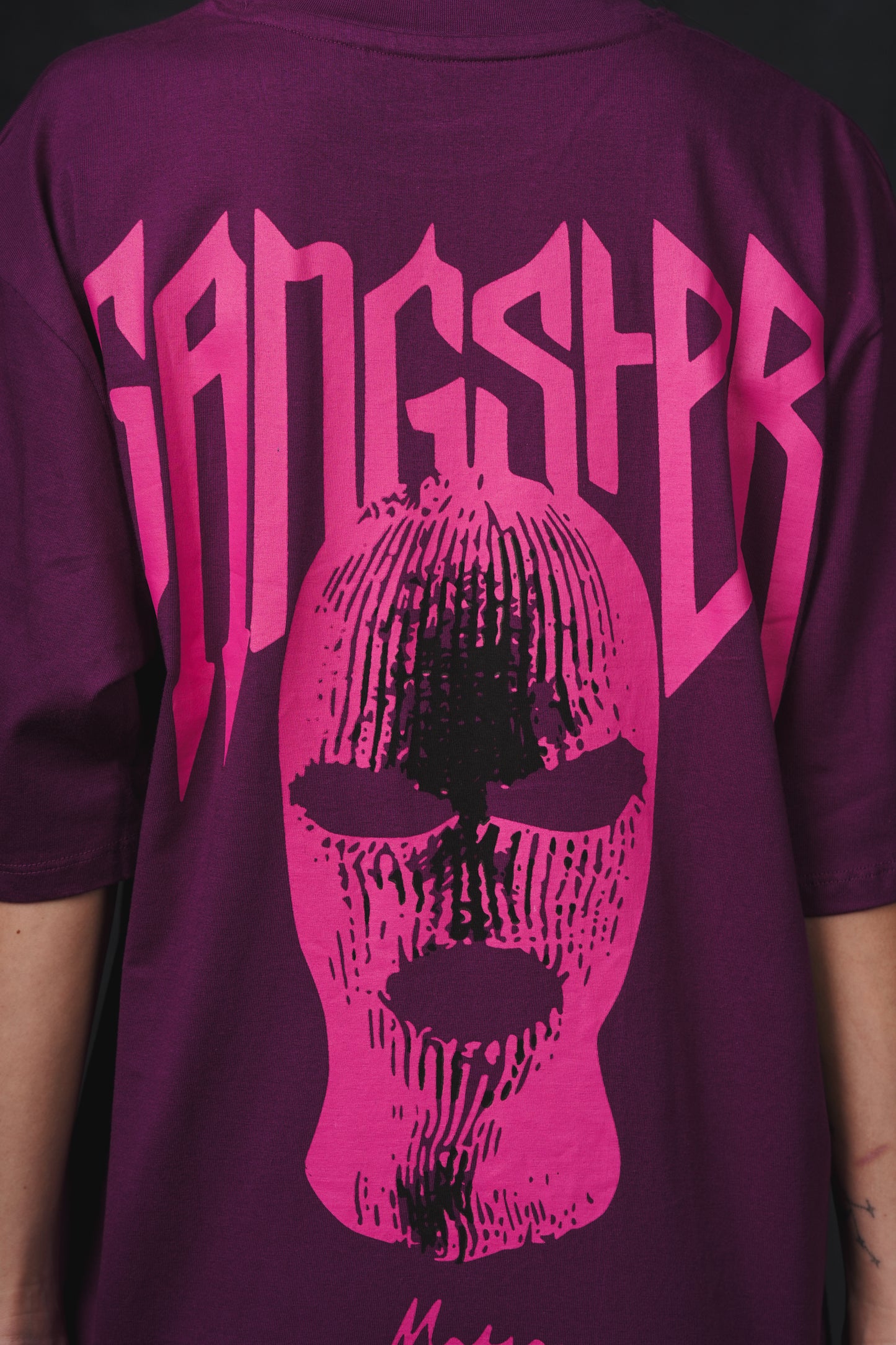 POISON/GANGSTER PURPLE OVERSIZED T-SHIRT