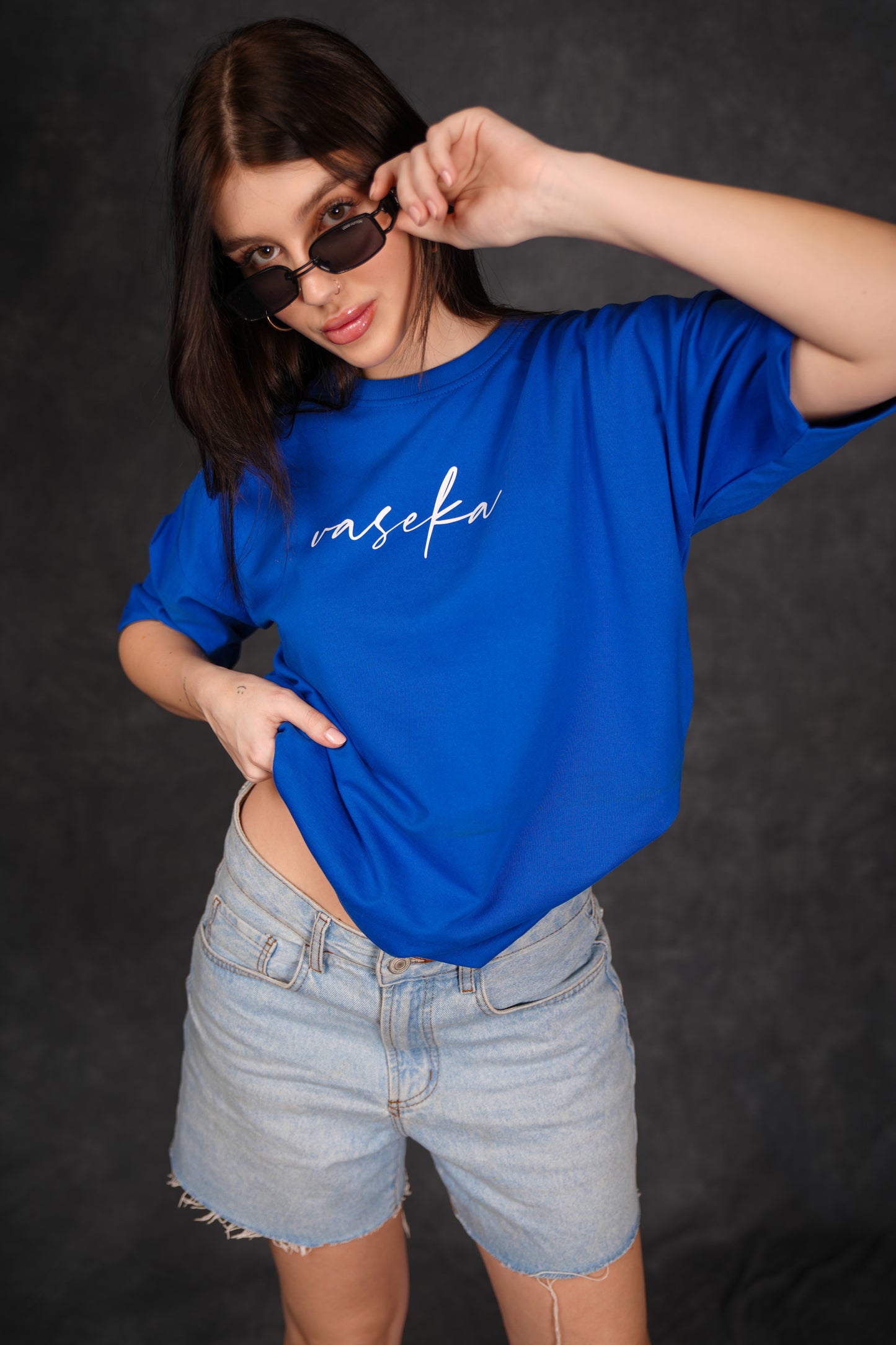 VASEKA CLASSIC ROYAL BLUE T-SHIRT