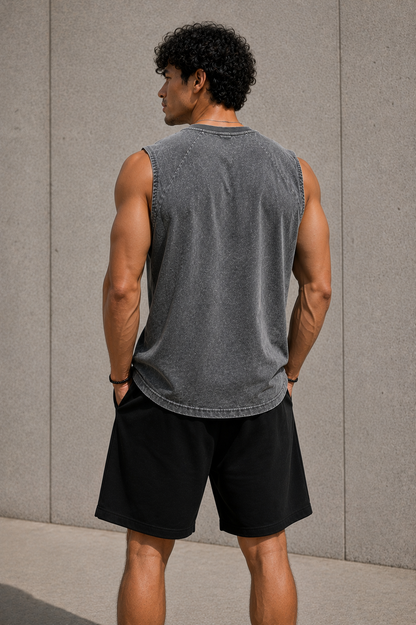 Oversized Dark Grey Tank