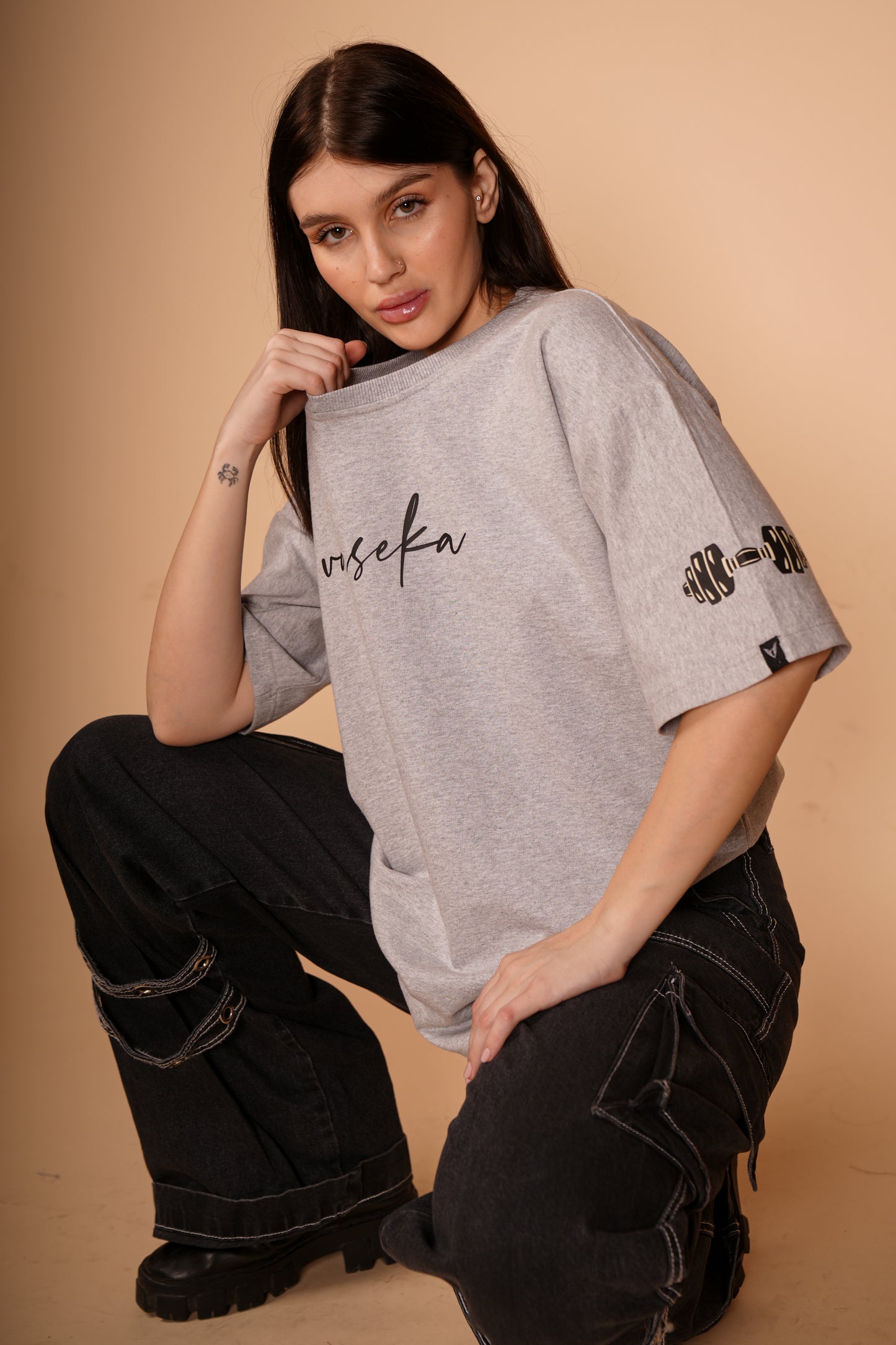 GRIND PUMP COVER DROP-SHOULDER T-SHIRT