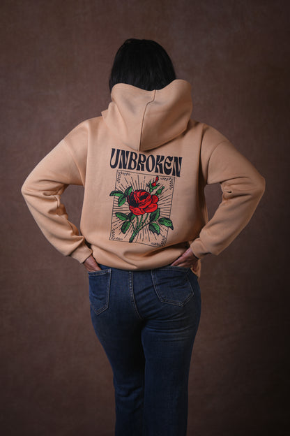 UNBROKEN BEIGE HOODIE