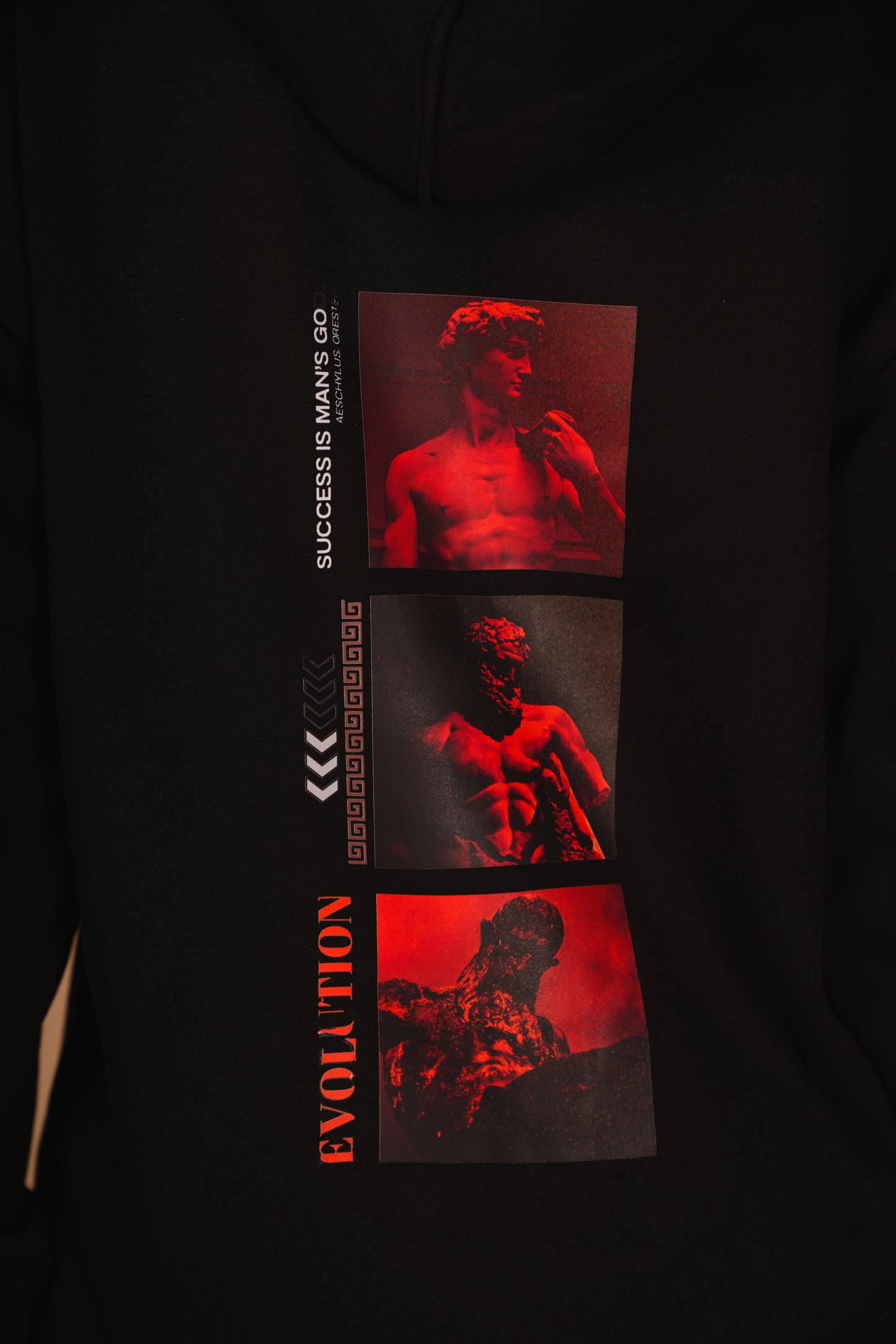 EVOLUTION BLACK HOODIE