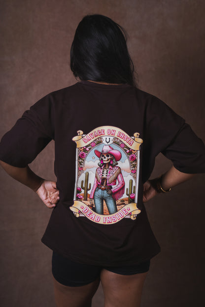 SAVAGE COFFEE OVERSIZED T-SHIRT