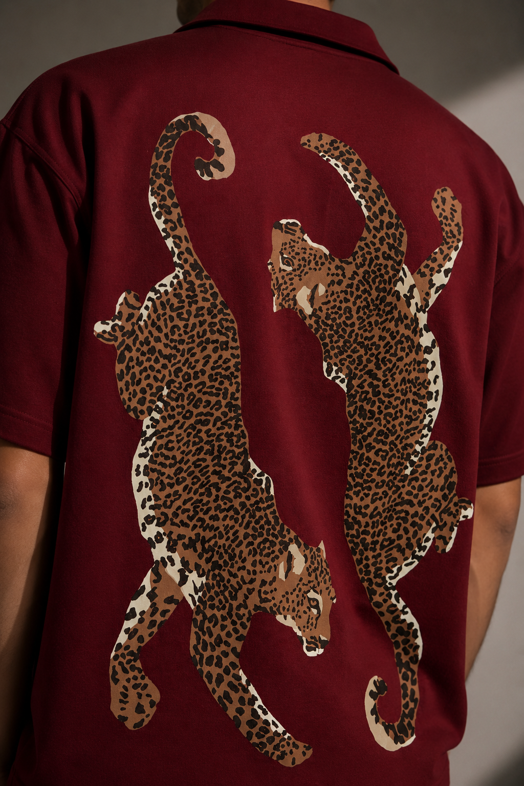 Wine Drop shoulder shrit