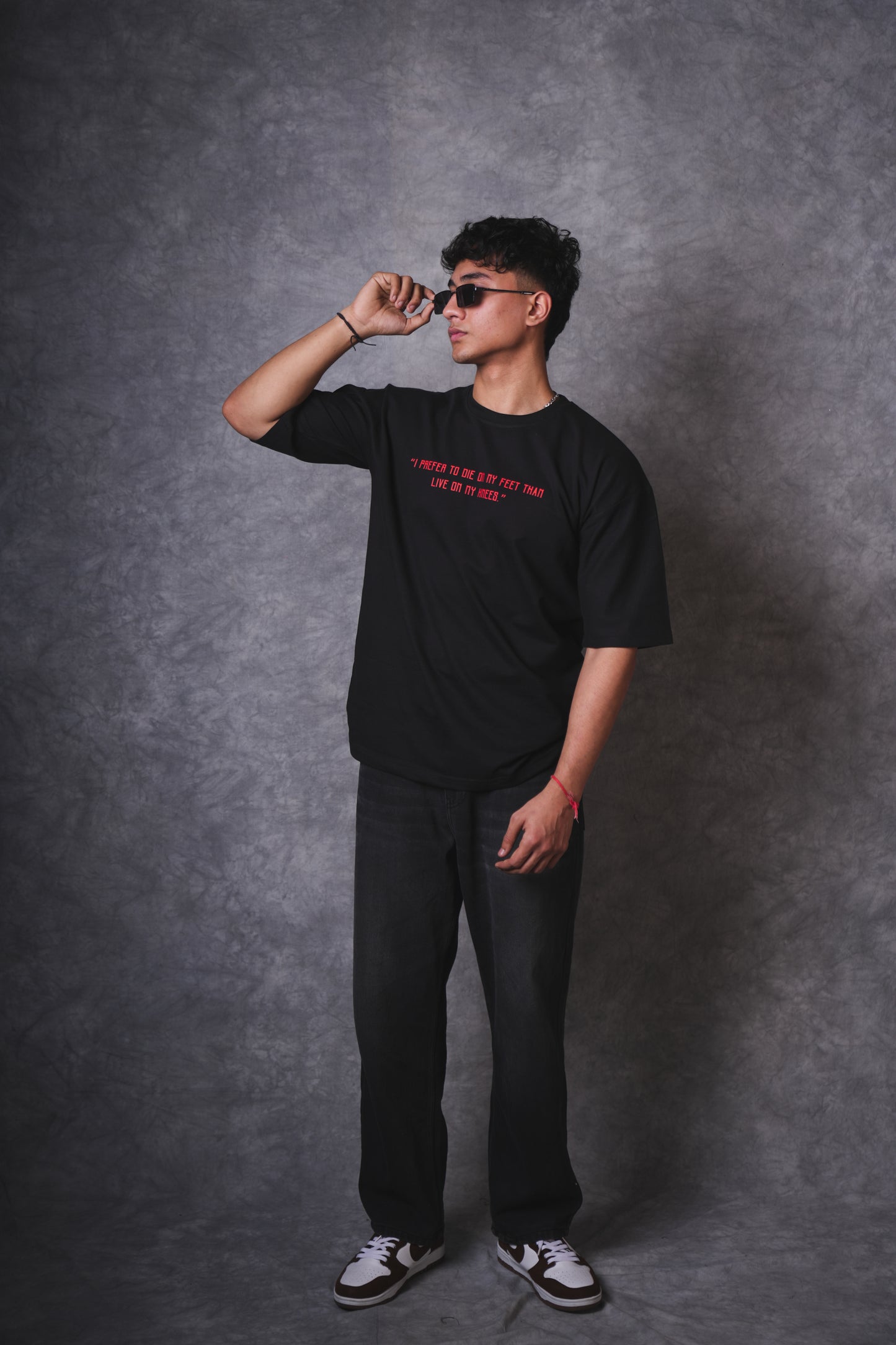 SPARTAN BLACK OVERSIZED T-SHIRT