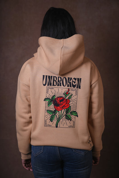 UNBROKEN BEIGE HOODIE