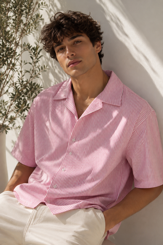 Pink Stripes Shirt