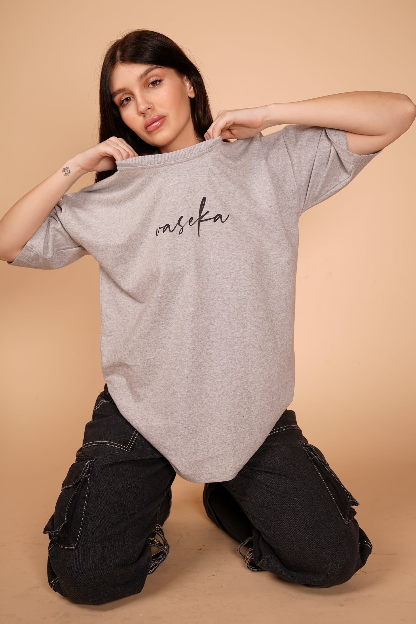 GRIND PUMP COVER DROP-SHOULDER T-SHIRT