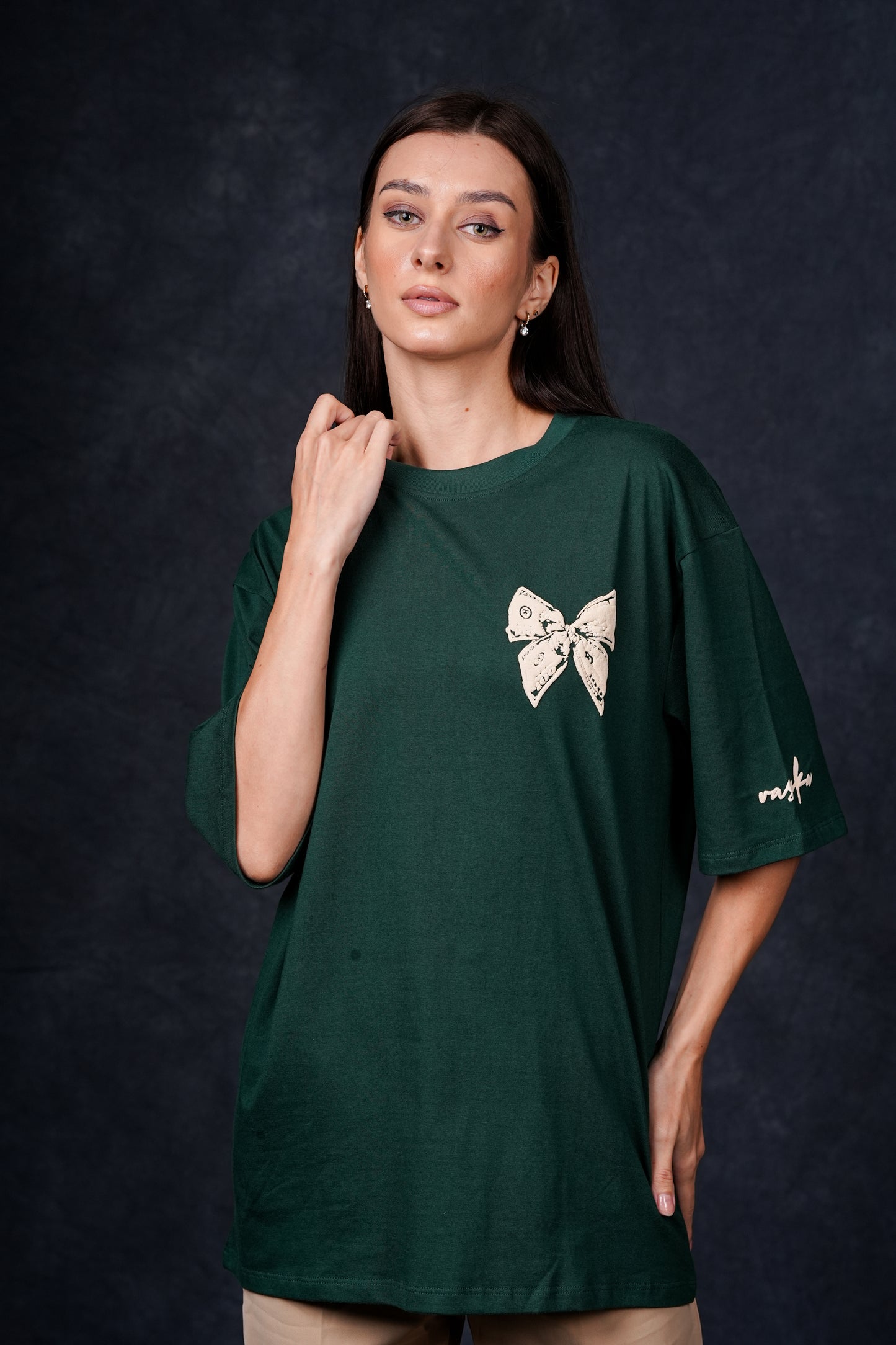 IT’S NOT LUCK, IT’S YOU! OVERSIZED GREEN T-SHIRT