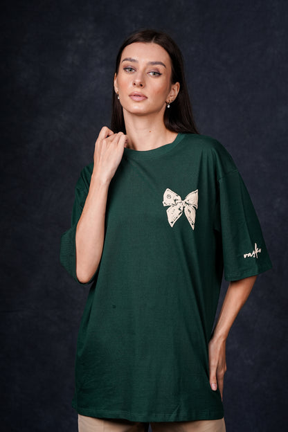 IT’S NOT LUCK, IT’S YOU! OVERSIZED GREEN T-SHIRT