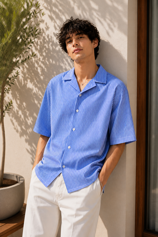 Blue Stripes Shirt