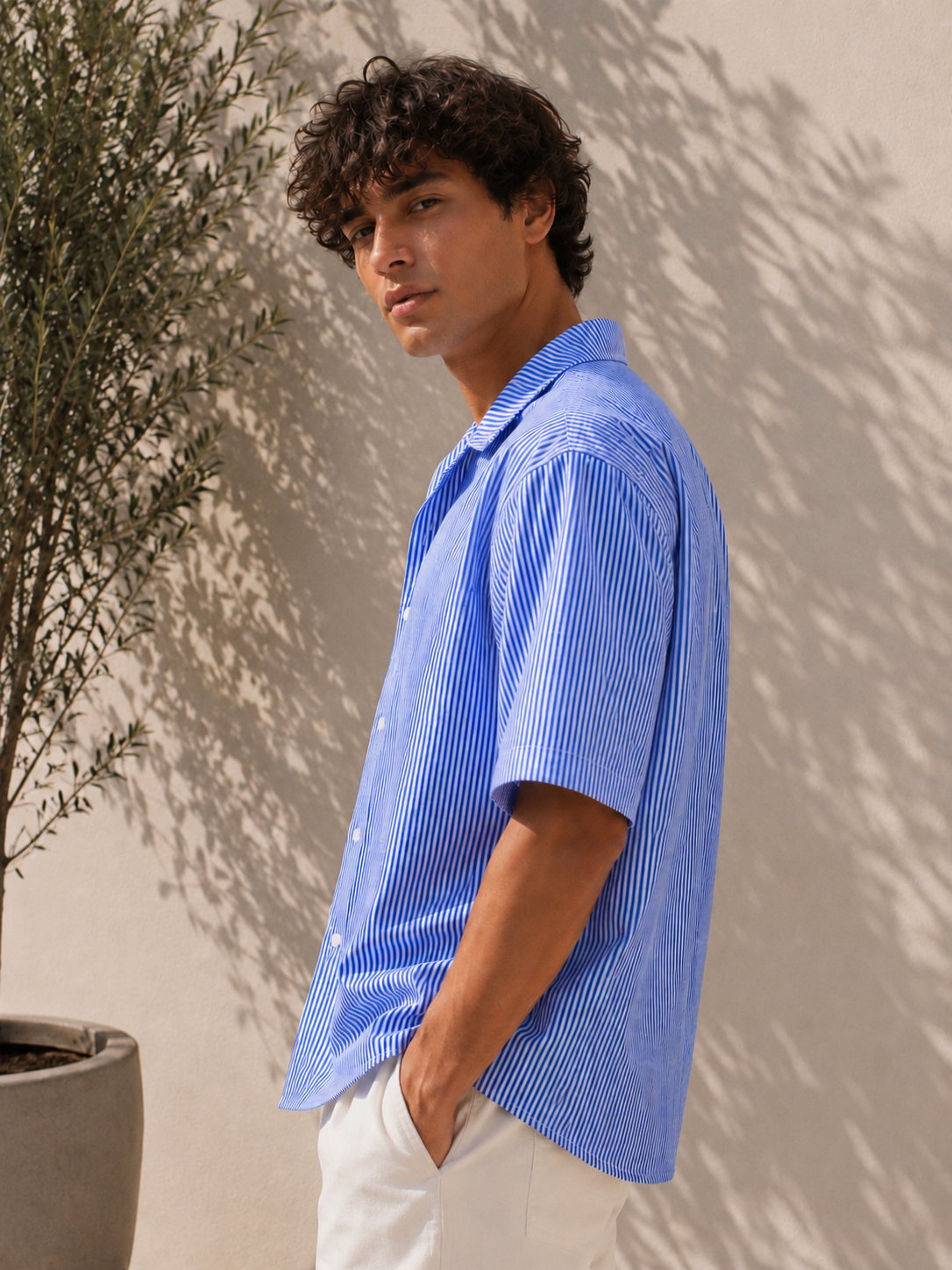 Blue Stripes Shirt