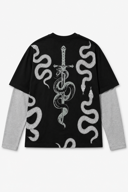 Snake Double Sleeve Tee