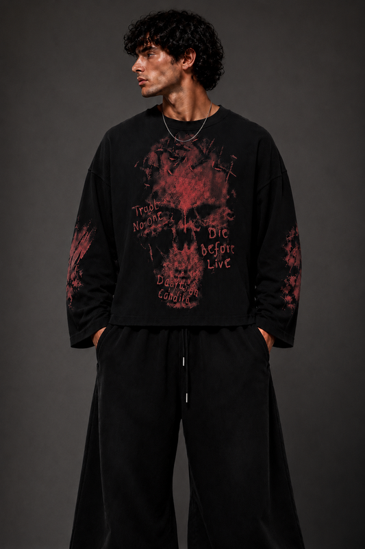 Die Before Live Waffle Tee