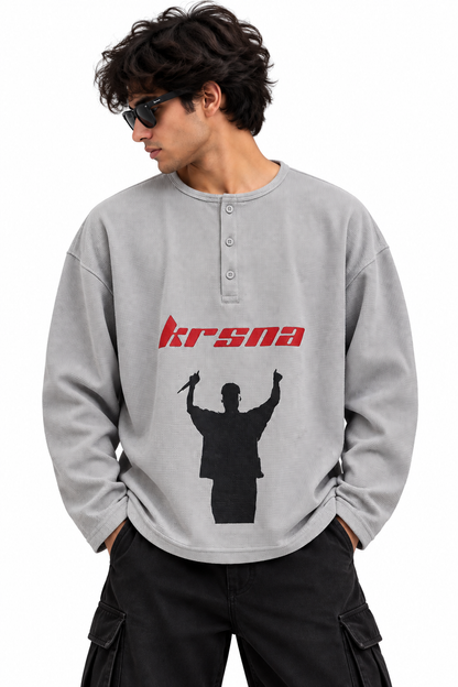 KRSNA Waffle Henley